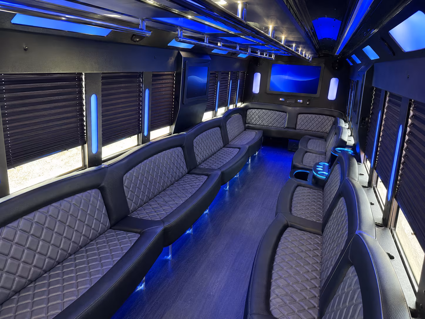 montgomery holiday party bus rental