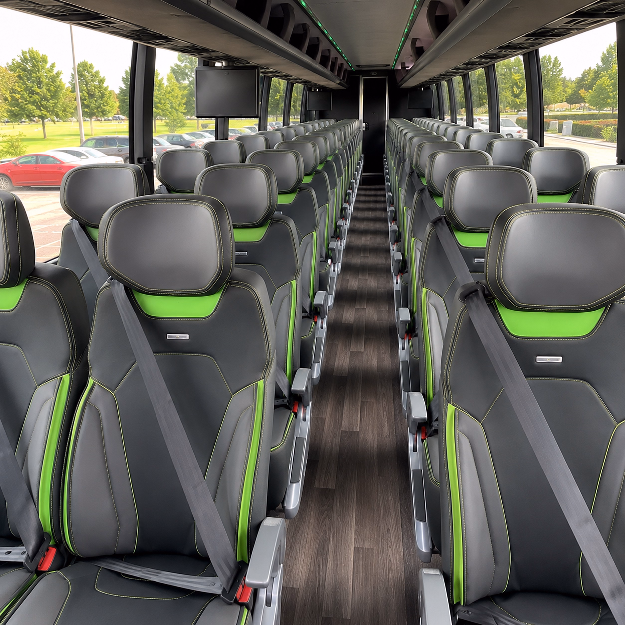 montgomery private event transportation onboard seating